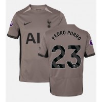 Camiseta Tottenham Hotspur Pedro Porro #23 Tercera Equipación 2023-24 manga corta